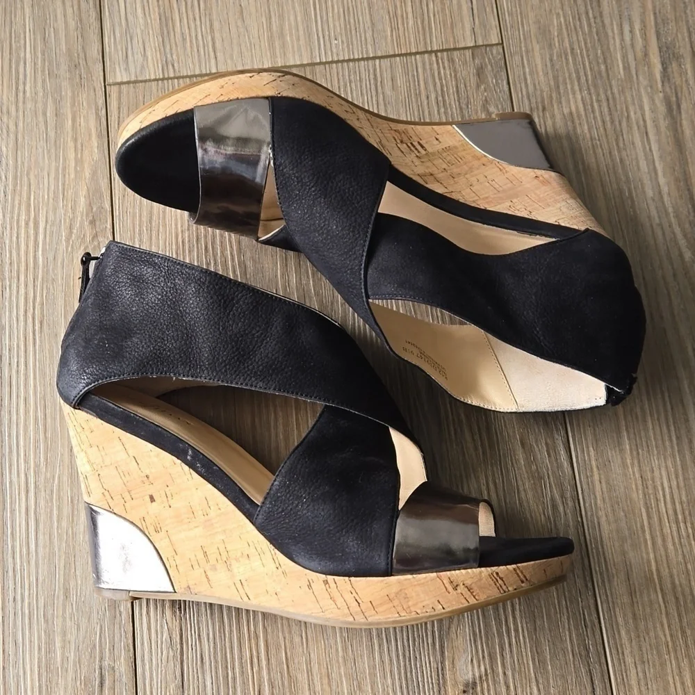 Cole Haan Irving Cork Wedge Open Toe Sandal